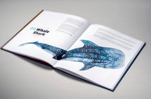 Load image into Gallery viewer, Whale Shark, Blue and wild, Albores Barajas, Soldatini, travel book, Sunset & Venice