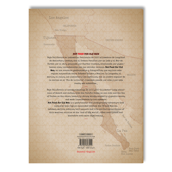 Not food for old men, sunsent & venice, giovanni simeone, cooking book