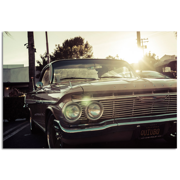 Vintage car, Route 66, Los Angeles