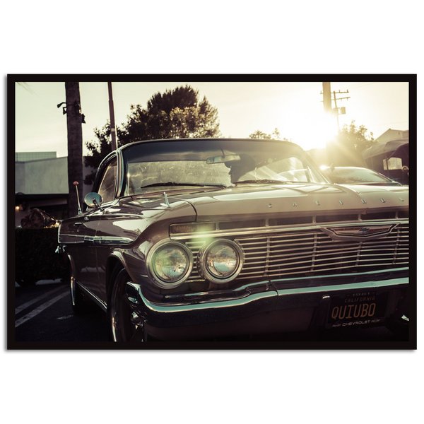 Vintage car, Route 66, Los Angeles